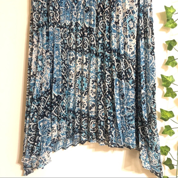 Free People Diamond Heart Pleated Skirt - Picture 9 of 11